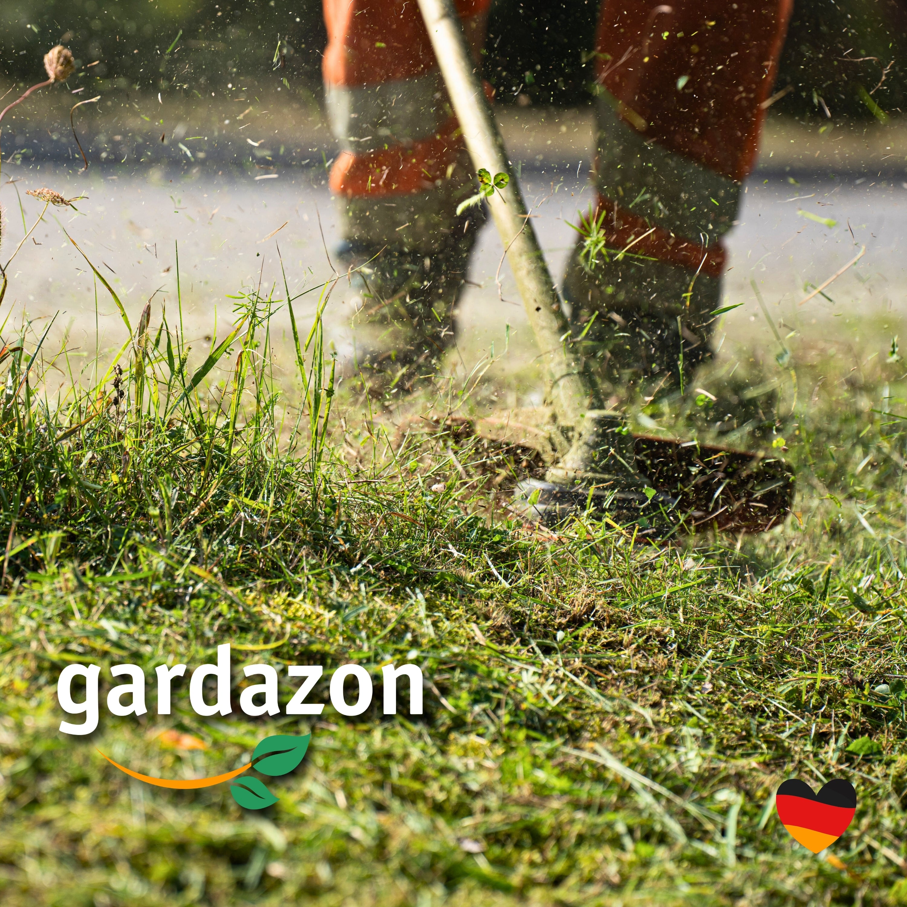 Gardazon Trimmerfaden mit Verstärkung - 2mm x 15m Vorsicht - extrem scharf - (Sternprofil) Freischneider Faden Universell - Mähfaden für Motorsense - Ersatzfaden für Rasentrimmer - Nylonfaden