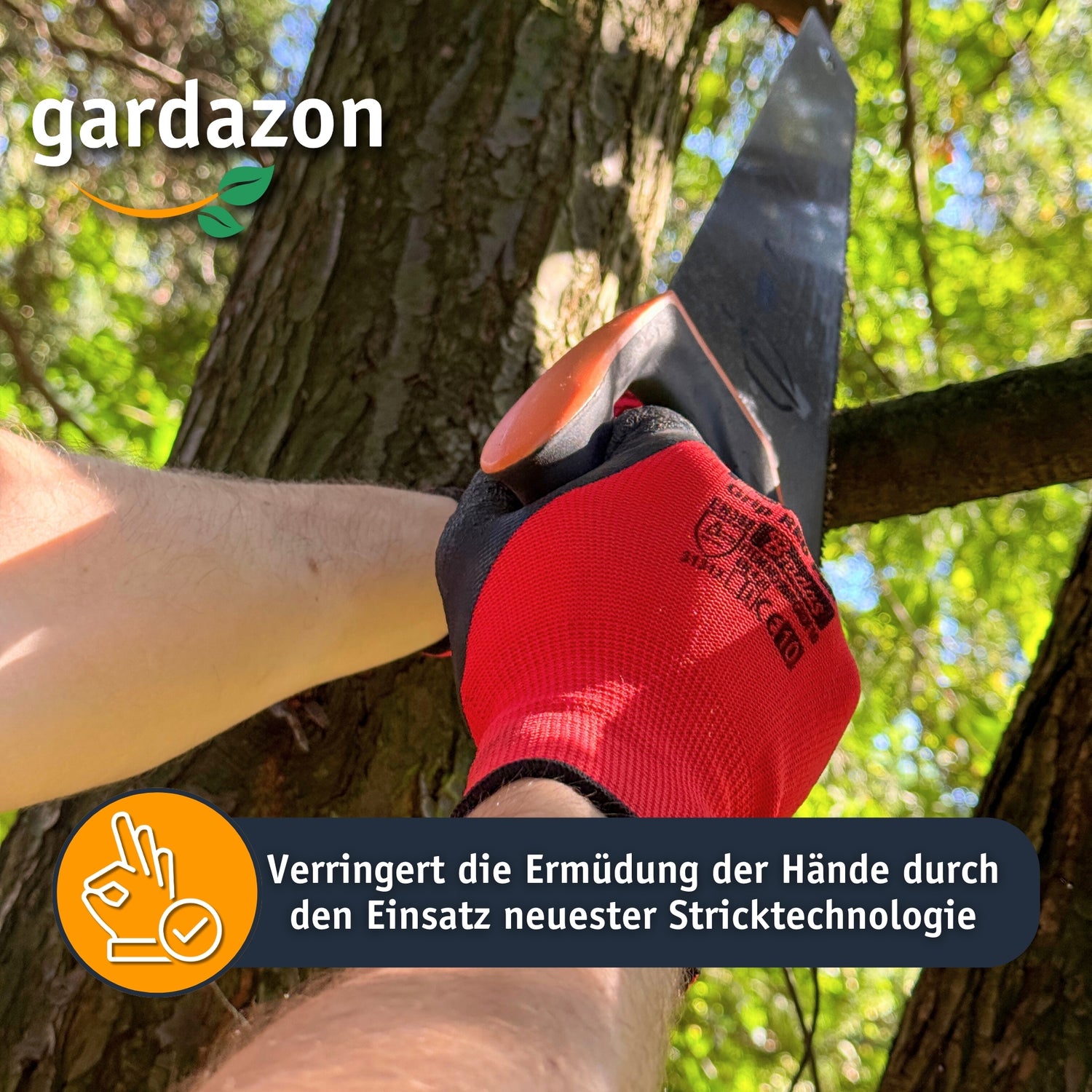 Gardazon Arbeitshandschuhe Herren perfekter Griff – Größe 9, 6 Paar – Schaum-Latexbeschichtet, Schnitt- und Reißfest, Mechaniker Handschuhe, maximalen Schutz Montagehandschuhe, Schutzhandschuhe